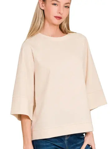 Scuba 3/4 Sleeve Pullover