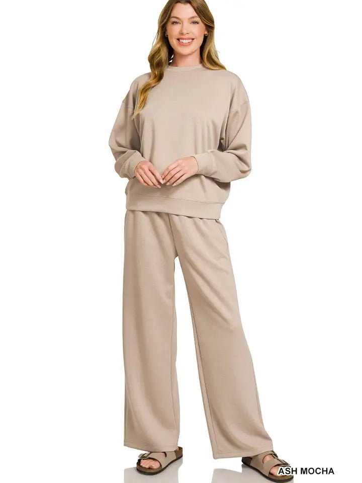 Scuba Crewneck Pullover and Pants Set