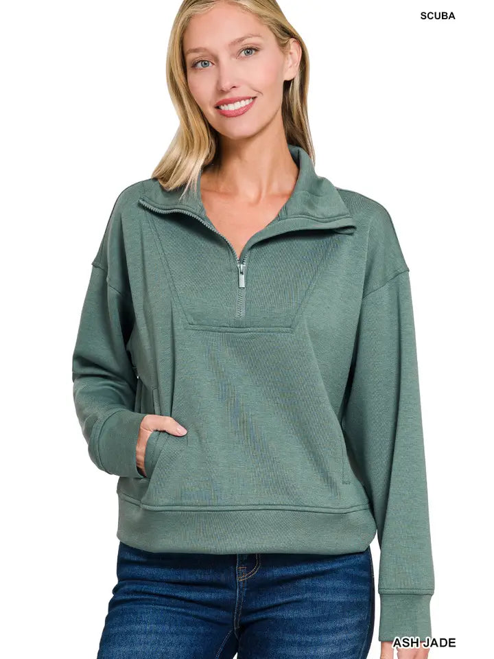 Scuba Half Zip Pullover