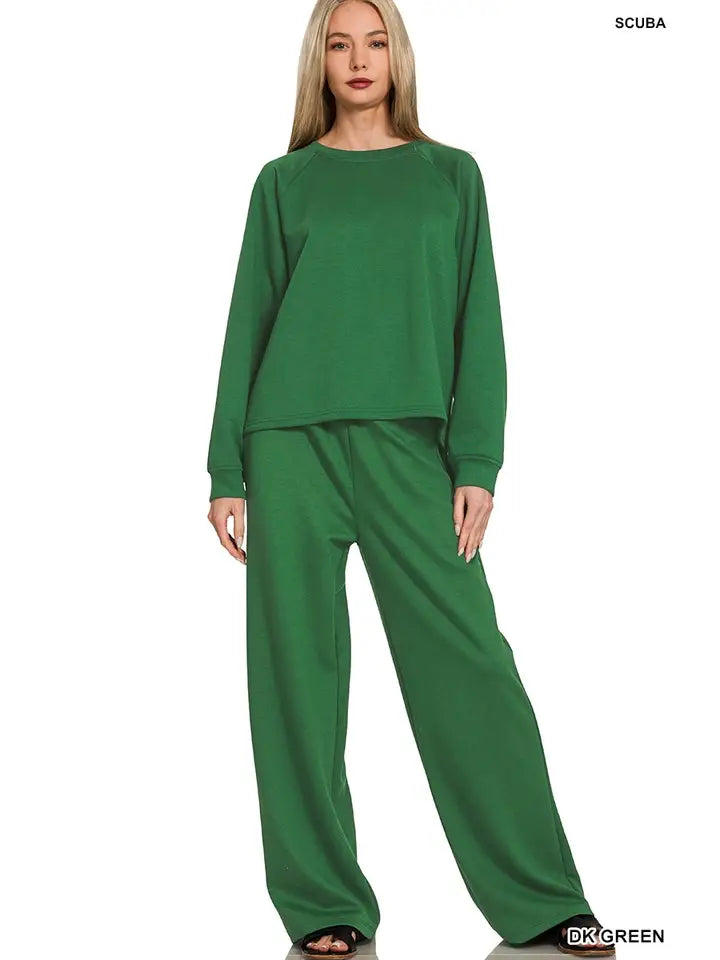 Scuba Crewneck Pullover and Pants Set
