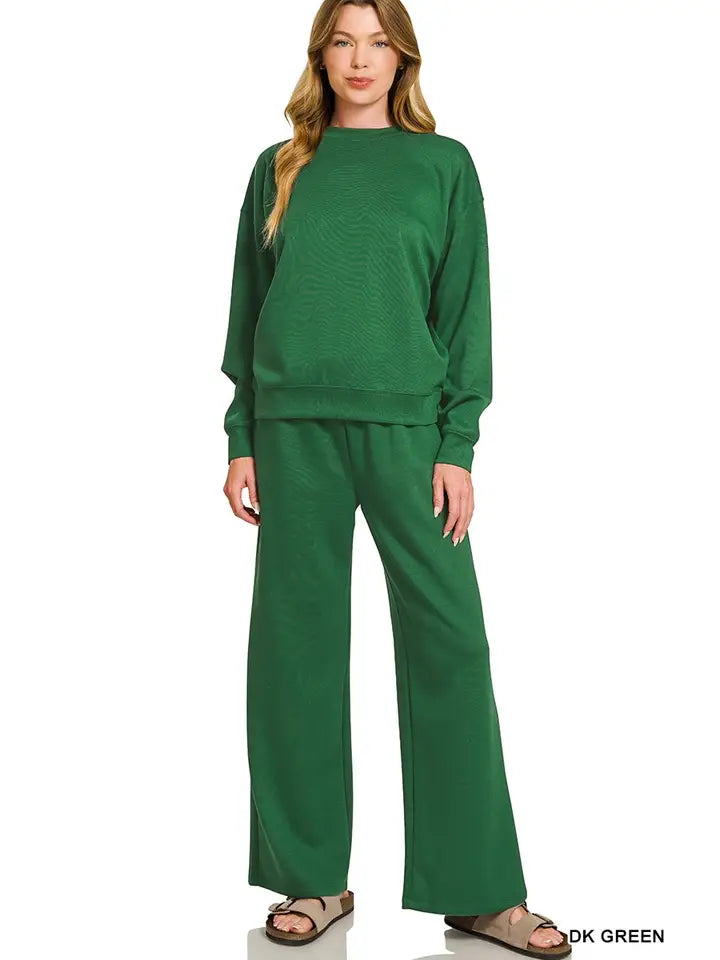 Scuba Crewneck Pullover and Pants Set