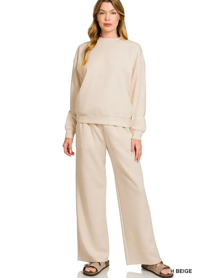Scuba Crewneck Pullover and Pants Set